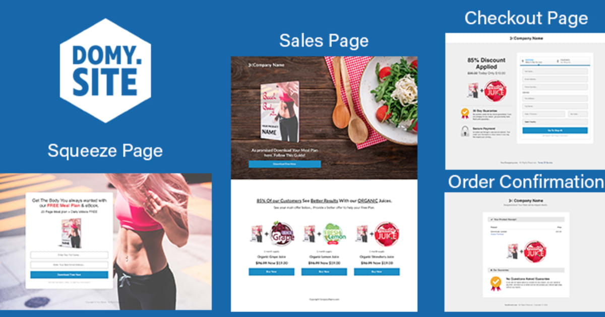 Health Planner Squeeze Funnel by FunnelsHelper.com