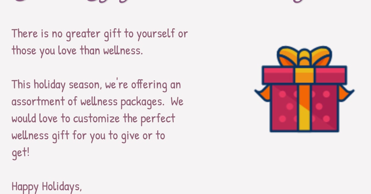 Wellness Care Holiday Package Funnel