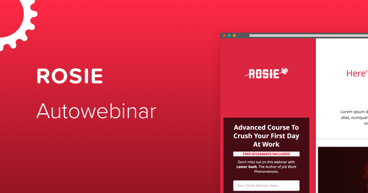Auto Webinar :: ROSIE