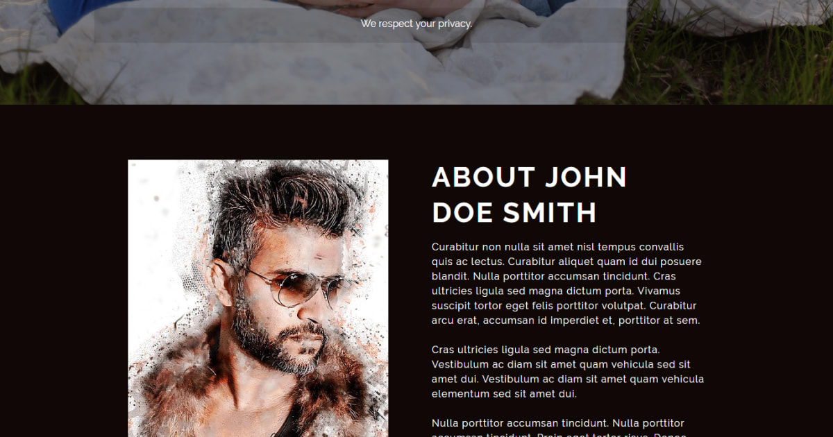 Opt-in / Sales page / Book funnel - Inspirational Theme