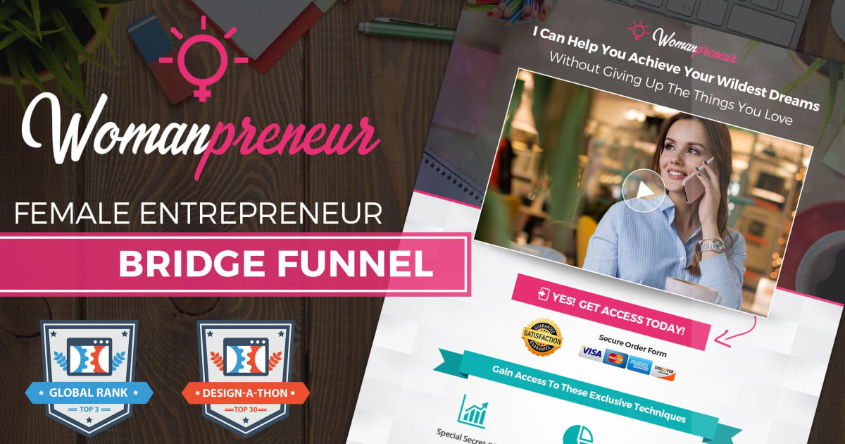 Womanpreneur Bridge Funnel **BONUS** Proven Email Sequence Included!