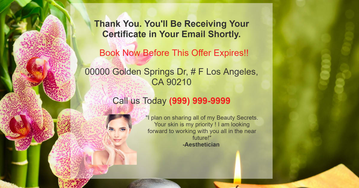 Aesthetician Lead Gen Funnel