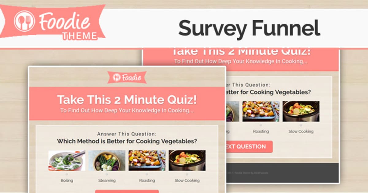FOODIE | Survey Funnel
