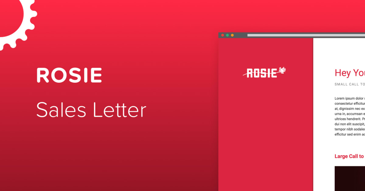 Sales Letter Funnel :: ROSIE