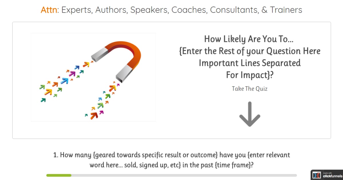 Survey 2 Paid Session for Coaches, Consultants, Experts, & Trainers