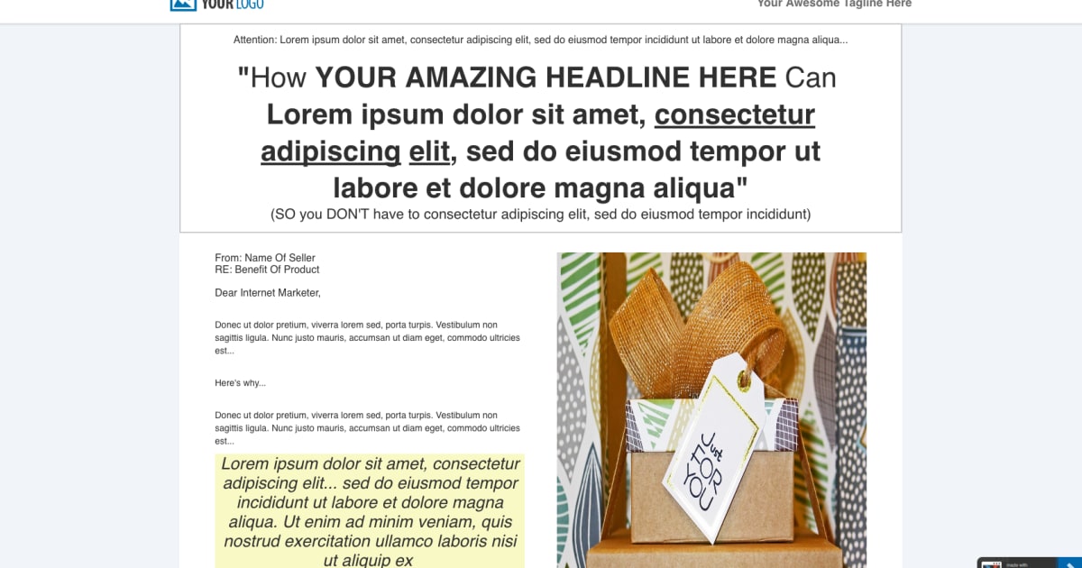 Proven Long Form Sales Funnel 