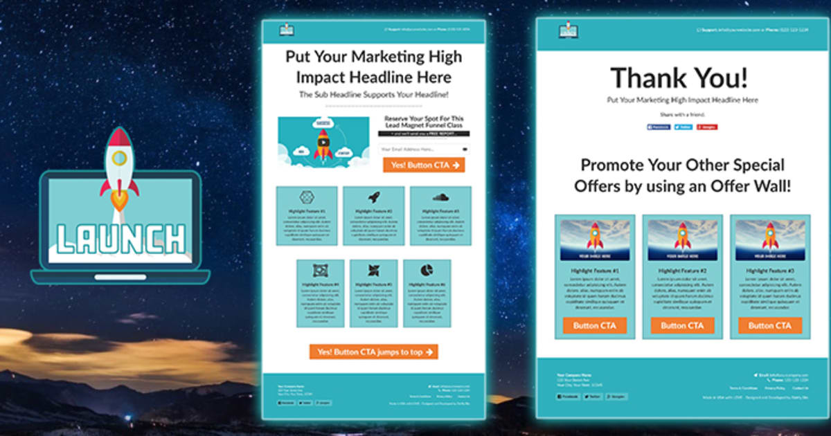 LAUNCH :: Lead Magnet Funnel by FunnelsHelper.com