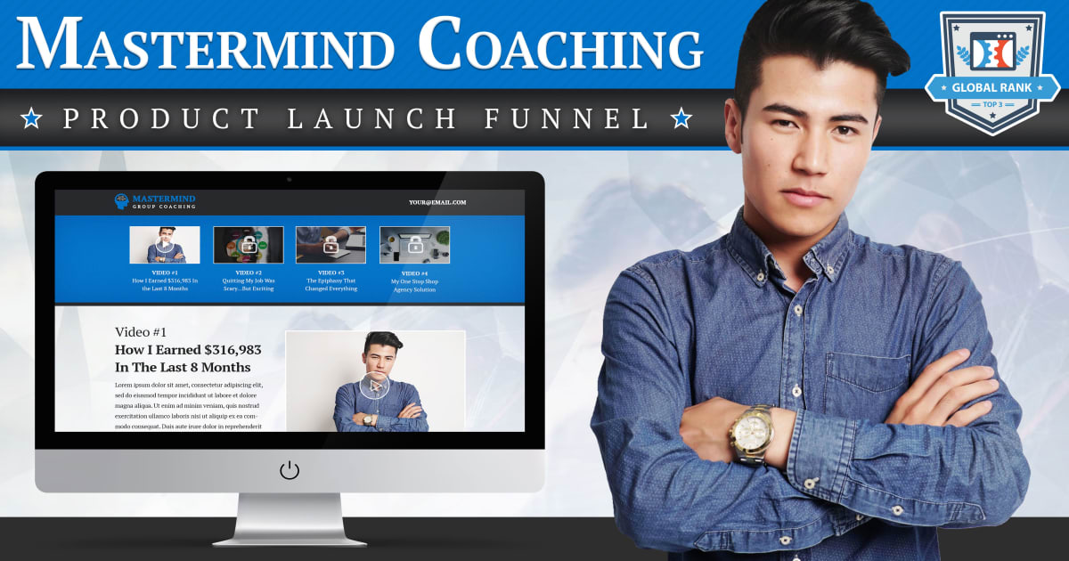 The Coaching/Consultant Product Launch Funnel **BONUS** 2 Proven Email Sequences Included!!!