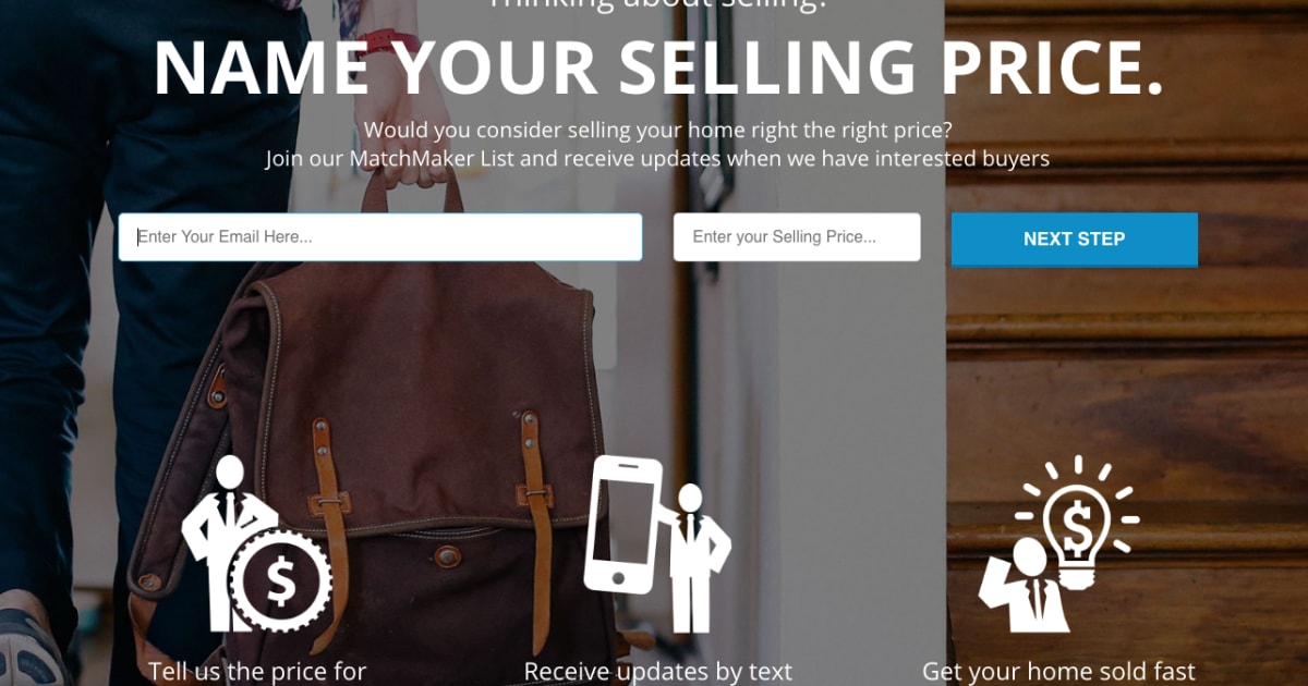Real Estate Funnel - Name Your Selling Price