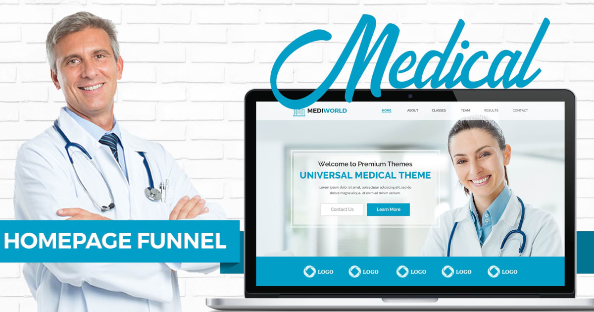 Medical Homepage Funnel **BONUS** Proven Email Sequence Included!