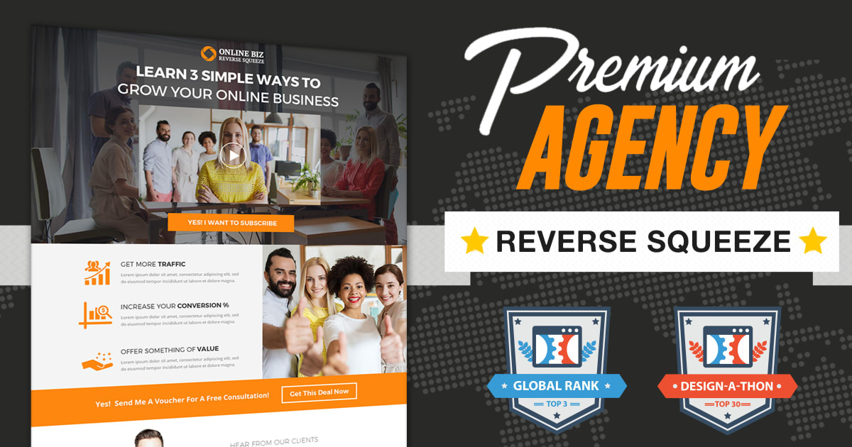 Digital Agency REVERSE Squeeze Page Funnel **BONUS** Proven 5 Step Email Sequence!
