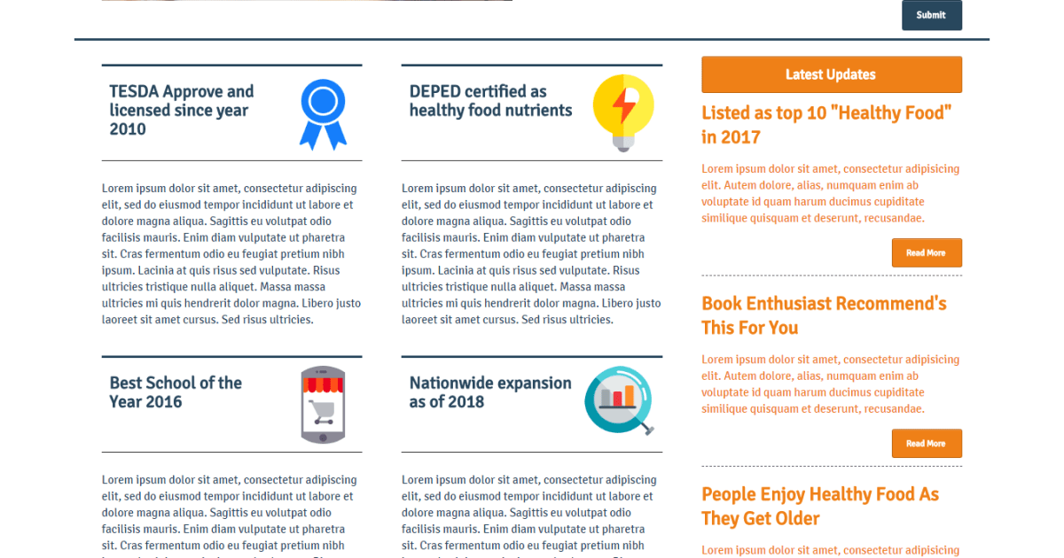 Community Education  - Educational Template 03