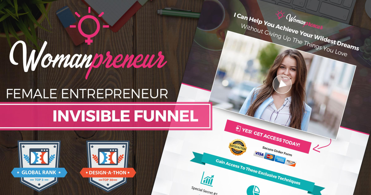 Womanpreneur Invisible Funnel **BONUS** 3 Proven Email Sequences Included!!!
