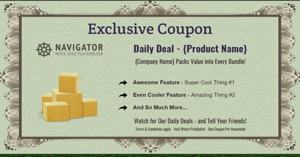 eCommerce Daily Deal Funnel