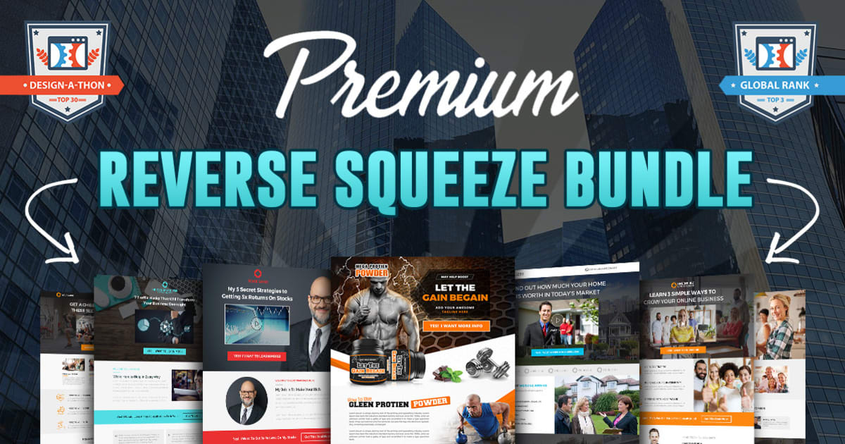 8 REVERSE Squeeze Page Funnels For The Price Of 1!  **BONUS** Proven 5 Step Email Sequence!