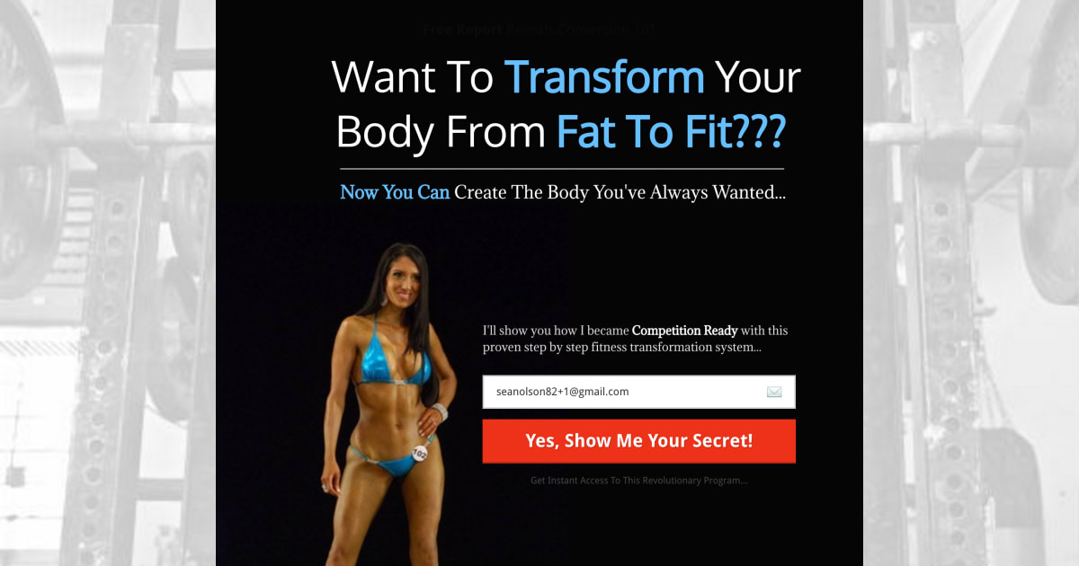 Health & Fitness Optin Funnel