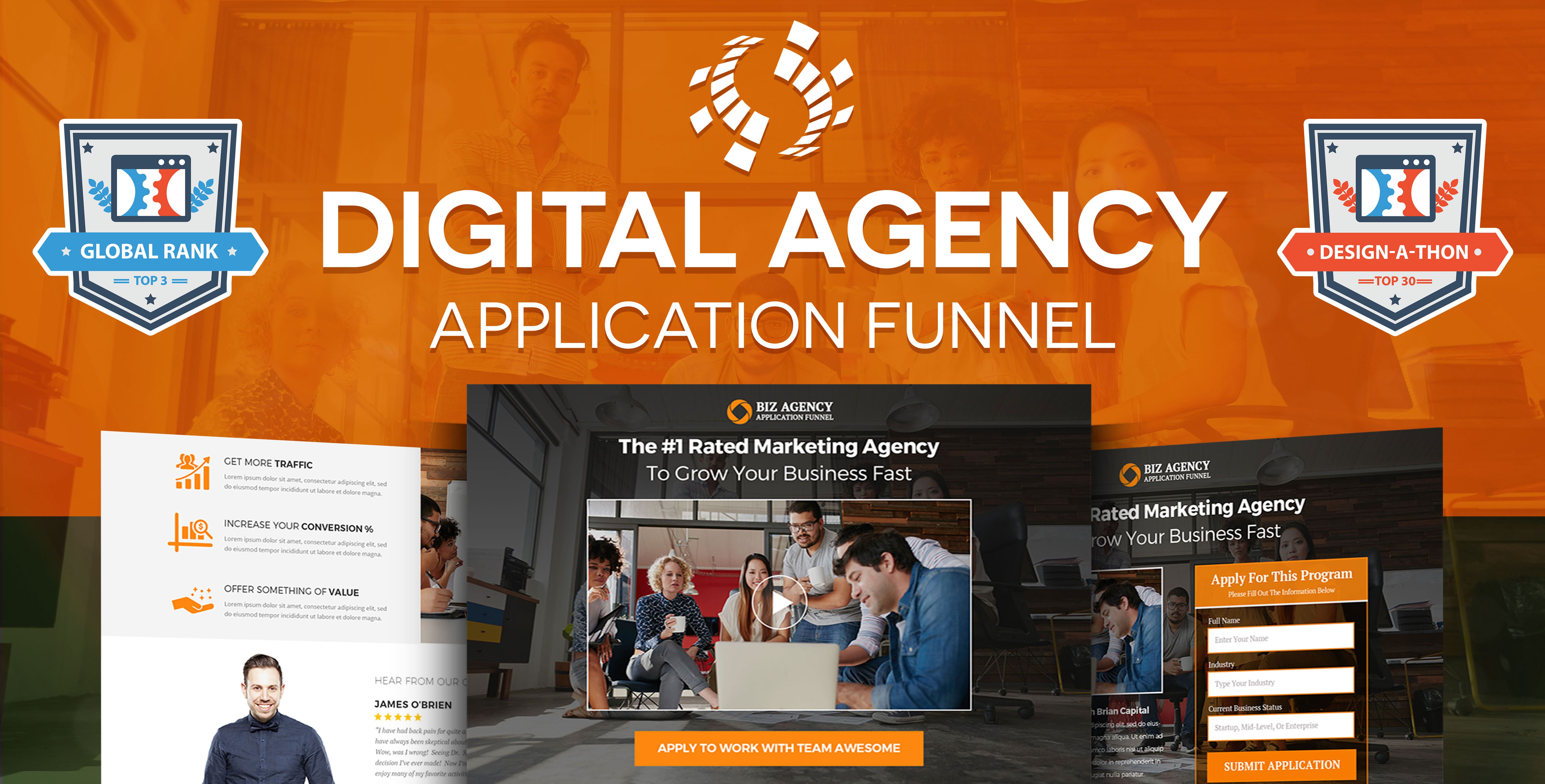 Marketing/FB Ads Agency Application Funnel **BONUS** Proven 5 Step Email Sequence!