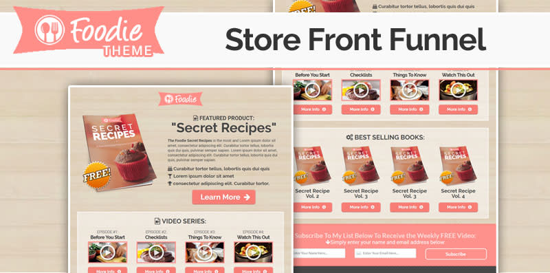 FOODIE | Storefront Funnel