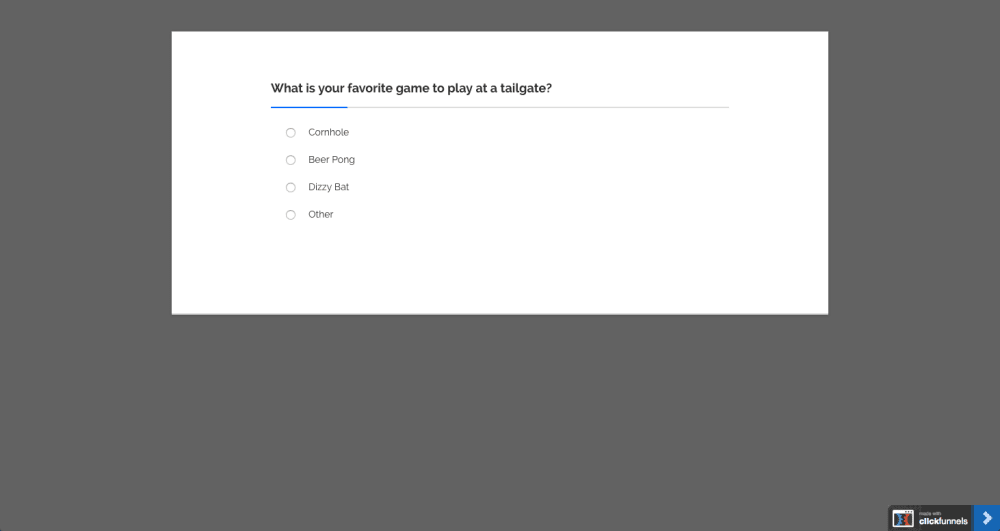 Survey and Optin Page