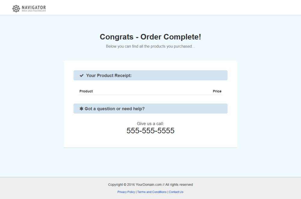 Dentist Leadgen Order Confirmation