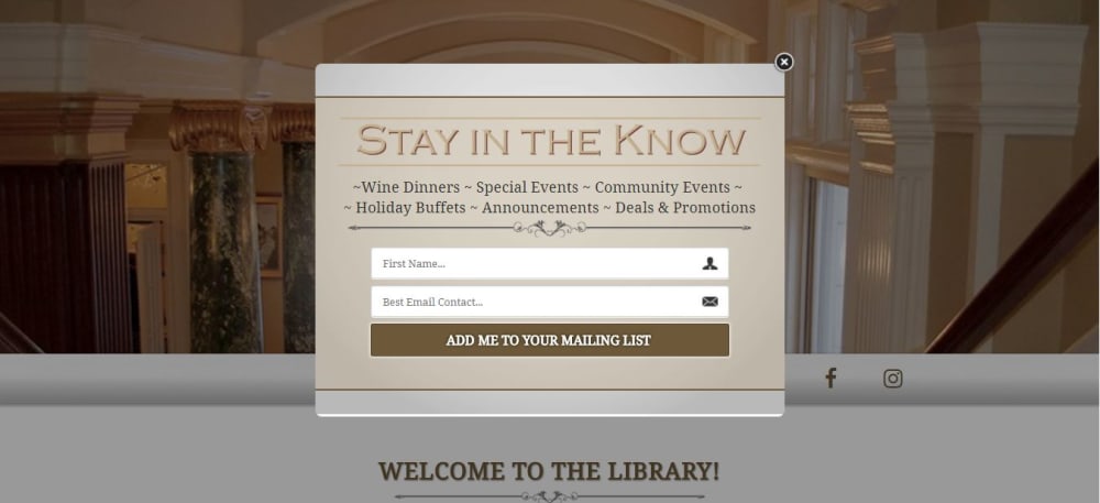 Customer Email Opt-in Form