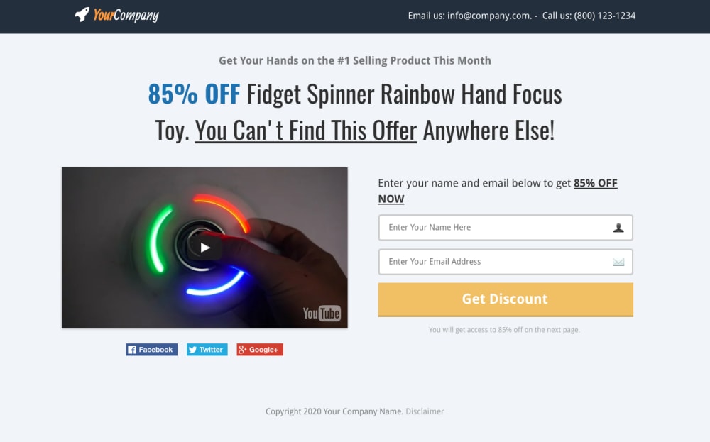 Lead Page