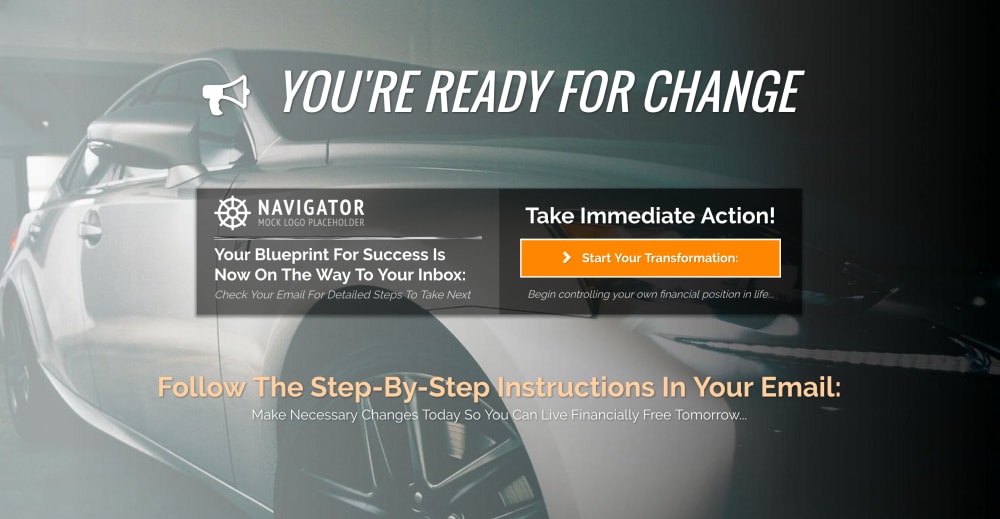 Fast Money Thank You Page: 