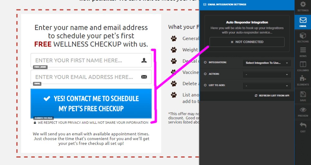 Integrate Autoresponder