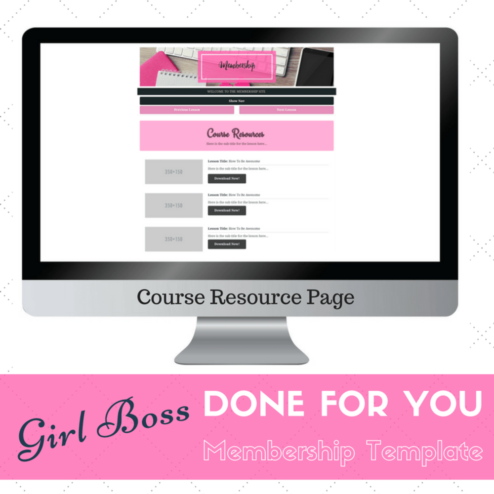 Course Resources Page