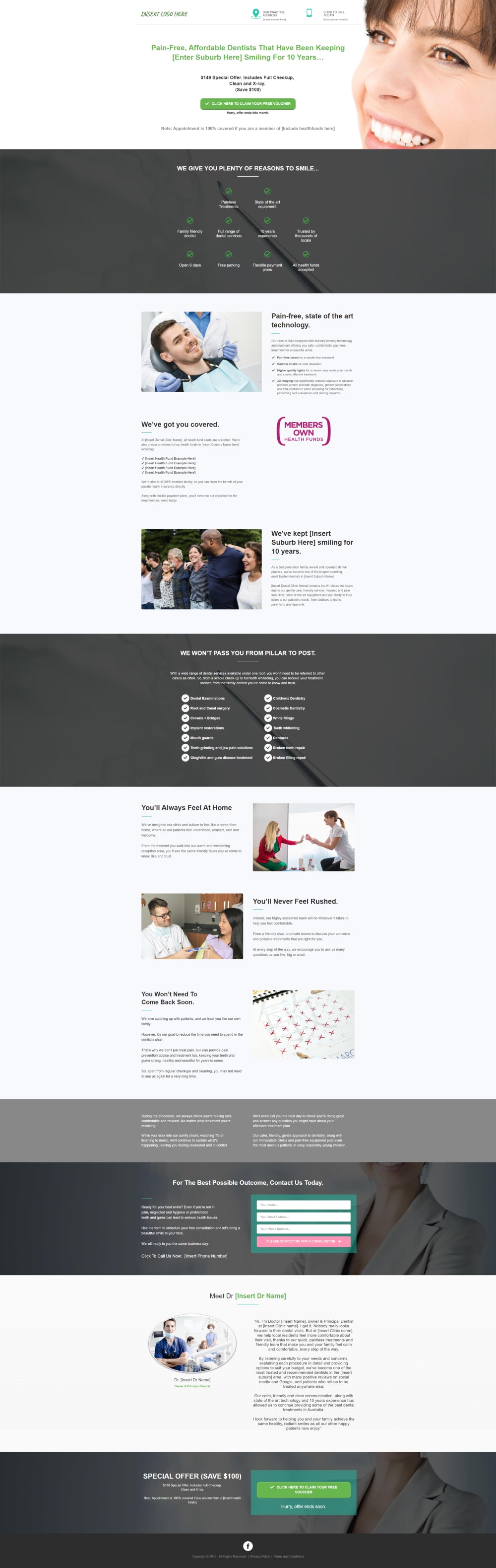 Full Landing Page Screenshot