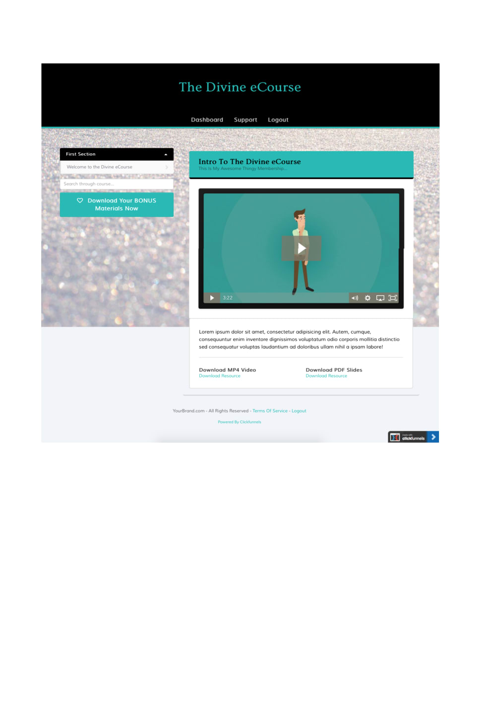 STEP 5 - MEMBERSHIP SITE