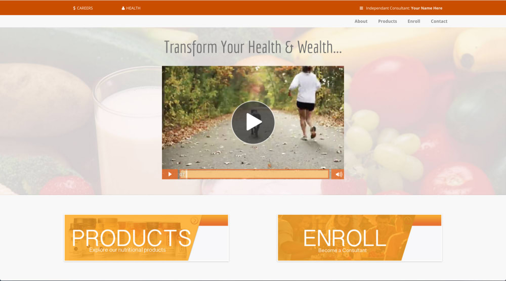 Health And Wealth Optin Page (Desktop) 