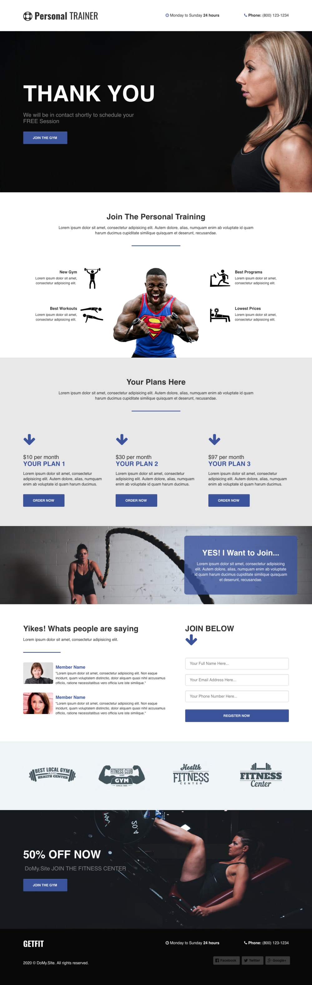 Long Thank You Page - Offer Wall