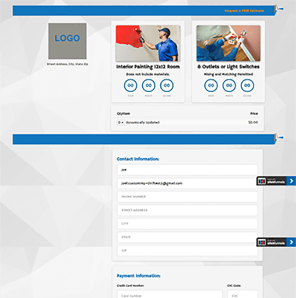 Step 2: Deals and Specials Sales Funnel