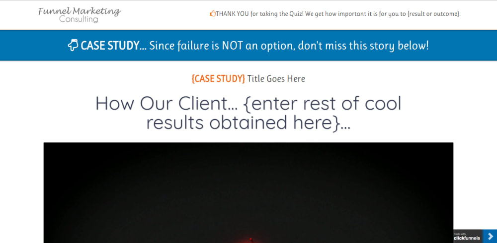 Video Sales Page with Timer & Testimonials