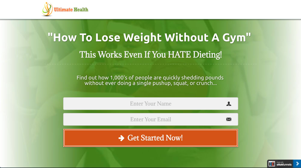 Isagenix Optin Page (Desktop)