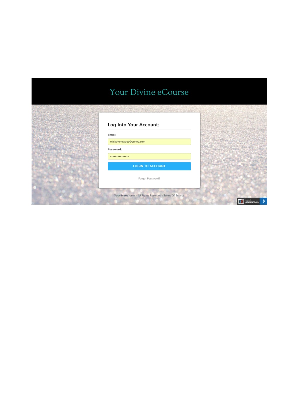 STEP 4 - MEMBERSHIP LOGIN