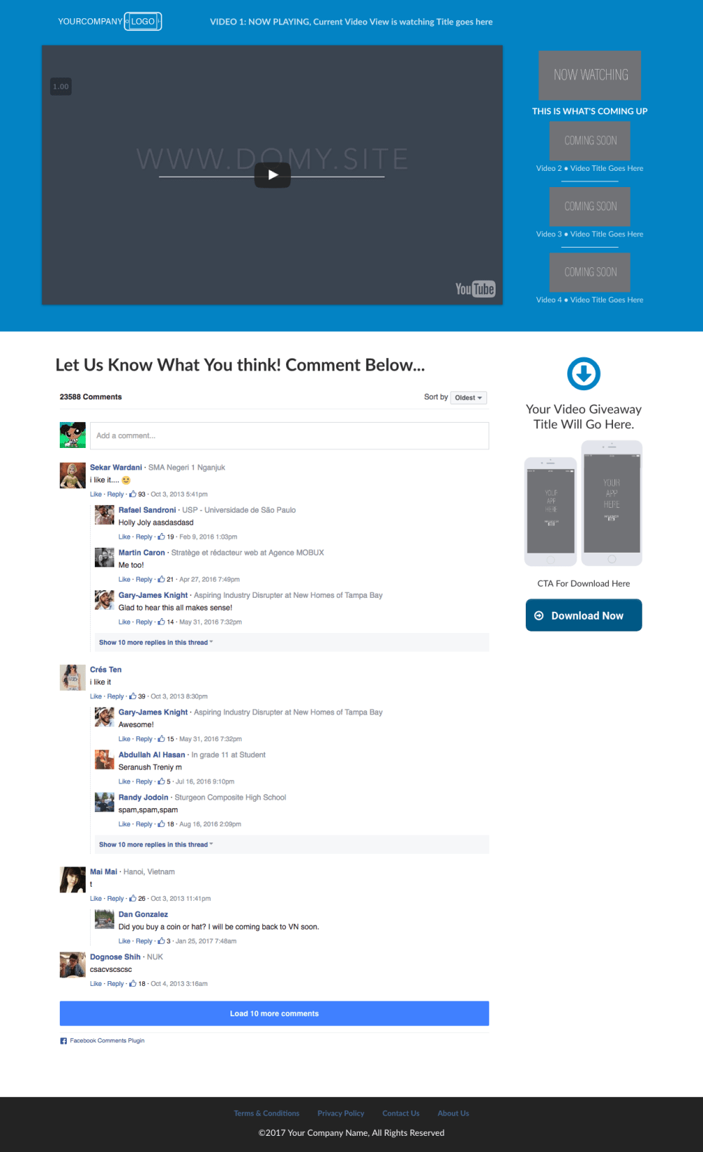 4 Video Pre-Launch Pages