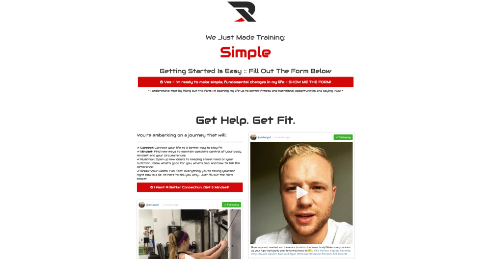 Main Site / Home Page