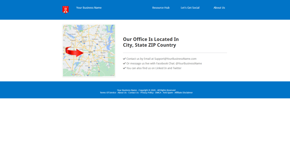 Contact Us Page