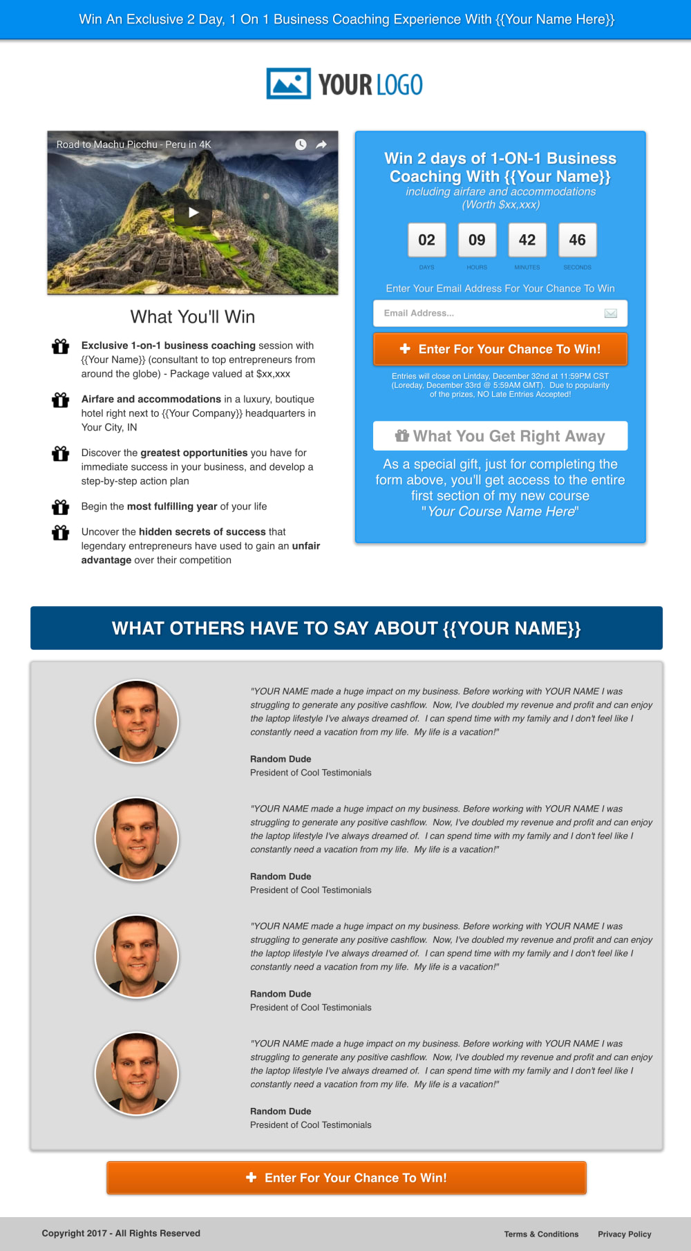 Landing Page