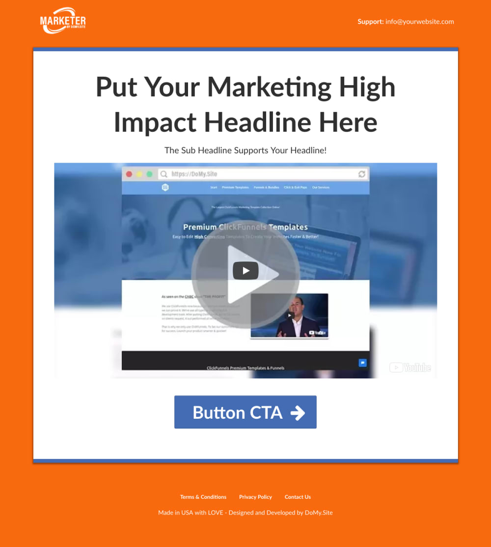 Reserve Squeeze Page - get the lead