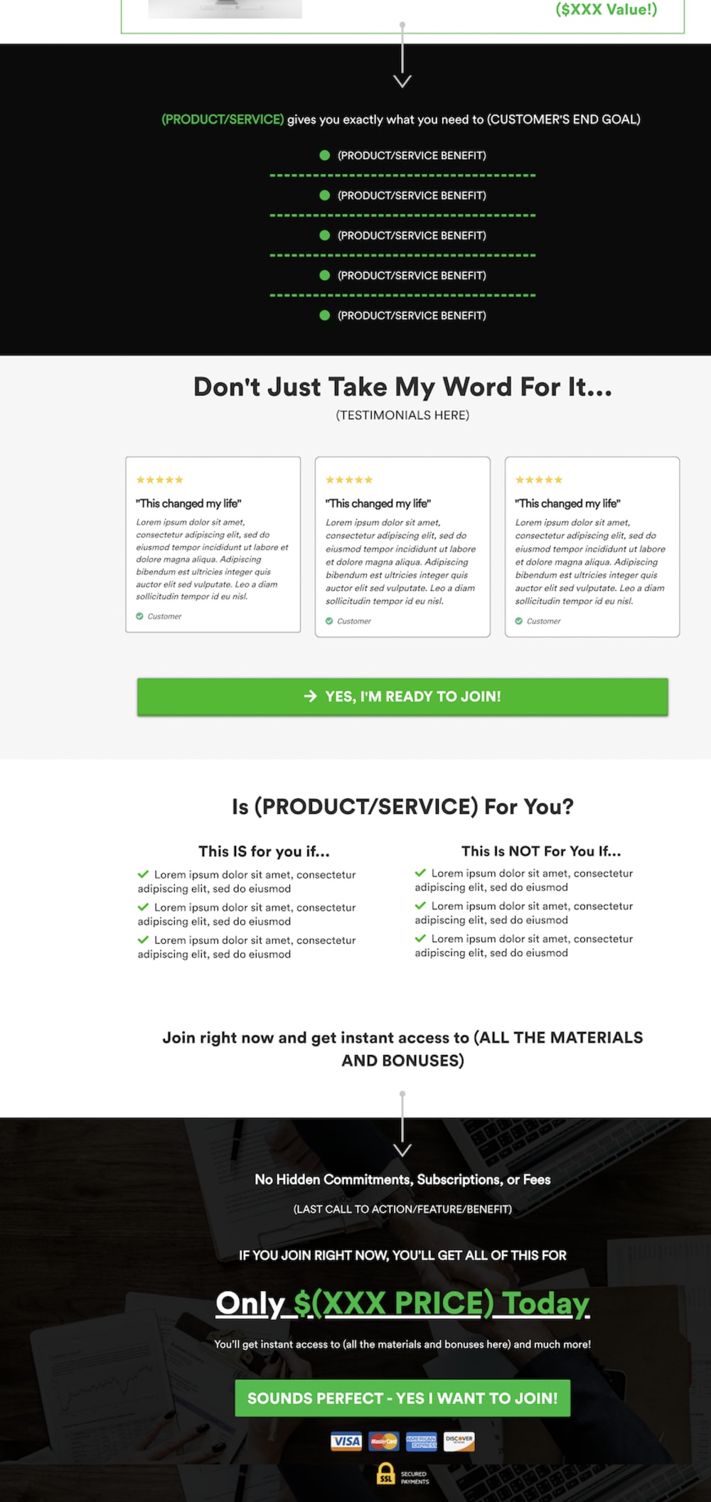 Sales Page Third Part