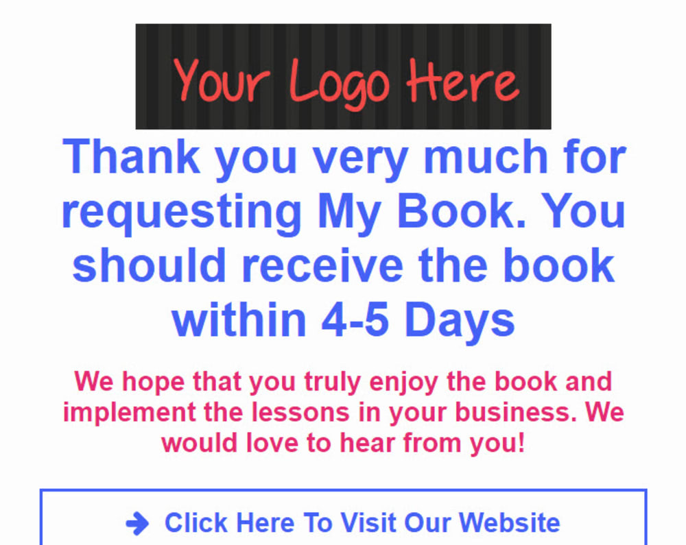 Thank you Page `