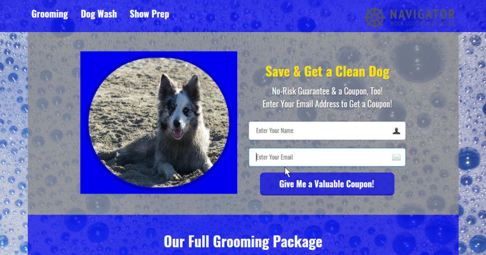 Dog Groomer Optin