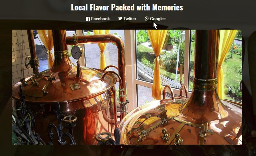 Brewery Slider Header