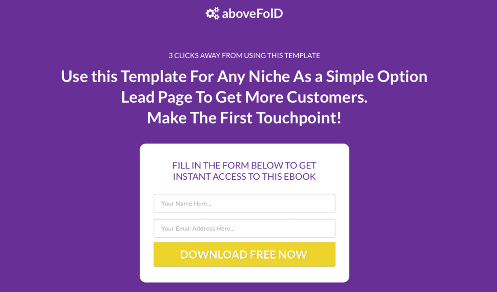 Lead Magnet Page 
