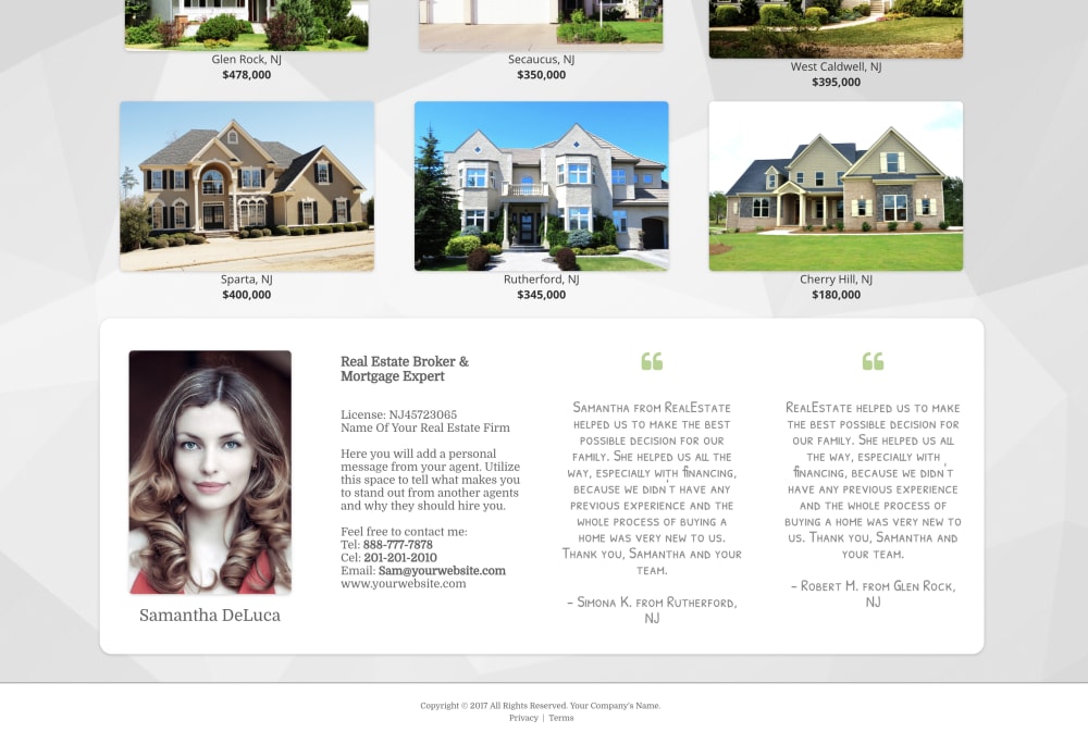 Same Landing Page