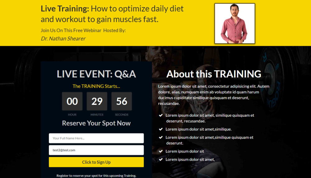 Webinar Registration