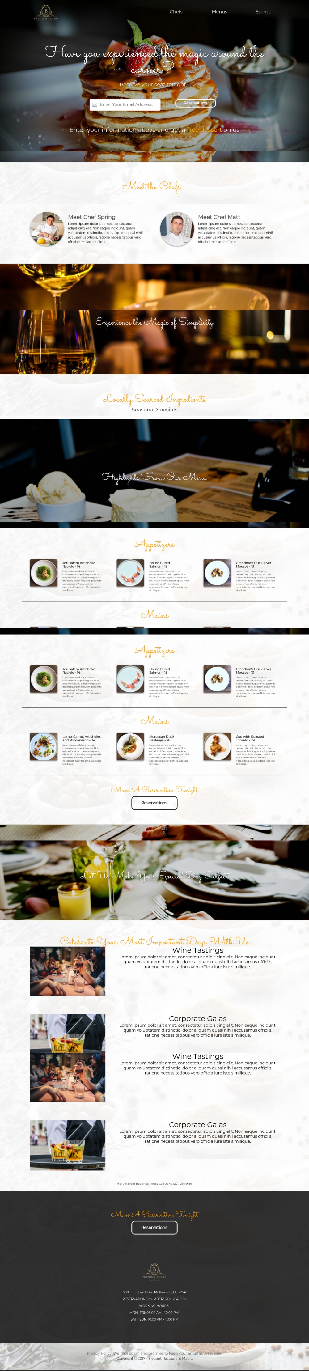 Front Page/Website